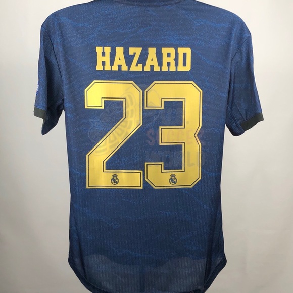 🚨 Eden Hazard Real Madrid Away UEFA Soccer Jersey - Picture 9 of 9